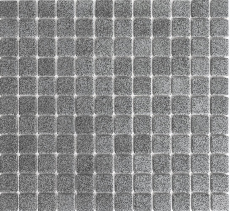 Keramikmosaik Mosaikfliesen rutschhemmend rutschsicher Duschtasse steingrau matt Wandfliese - MOS18-0208-R10