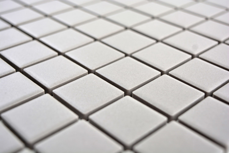 Ceramic mosaic mosaic tiles LIGHT GRAY SOAP GRAY CREAM WALL FLOOR unglazed non-slip kitchen wall - MOS18-0204-R10