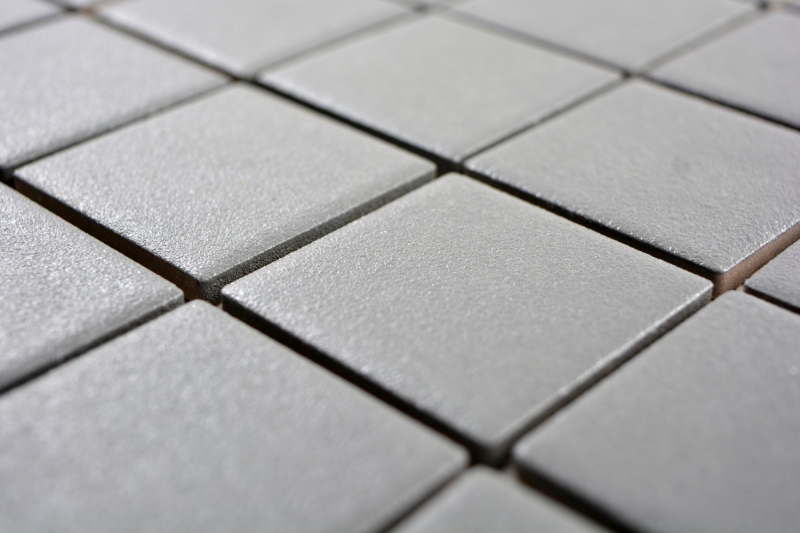 Mosaico di ceramica grigio metallo SLIPPROOF piastrelle backsplash cucina - MOS14-0222-R10