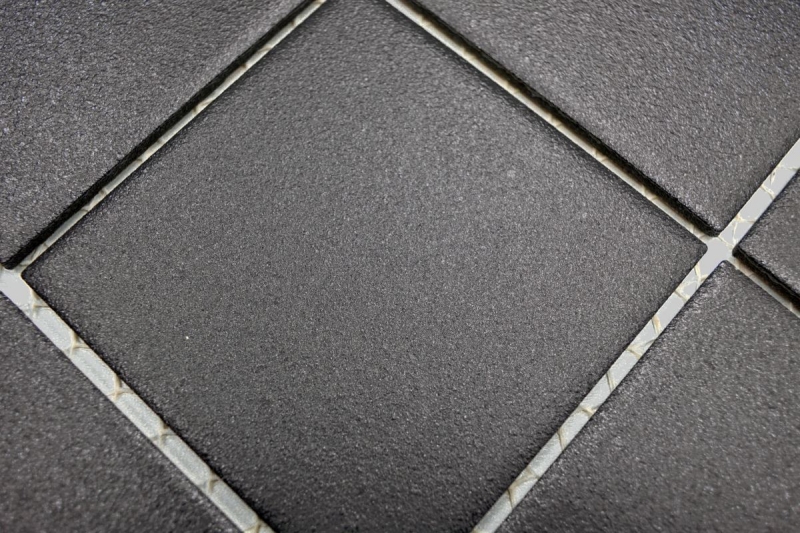 Mosaic tile wall ceramic anthracite black non-slip non-slip shower tray floor tile WC - MOS22-0302-R10