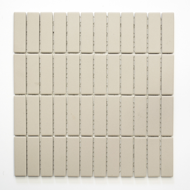 Rod mosaic tile ceramic light beige unglazed non-slip shower tray floor tile bathroom tile - MOS24B-1211-R10