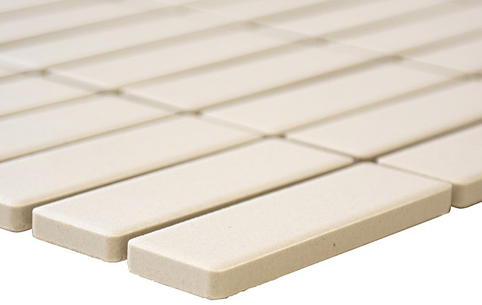 Mosaic tile ceramic rods light beige unglazed shower tray floor tile MOS24B-1211-R10_f