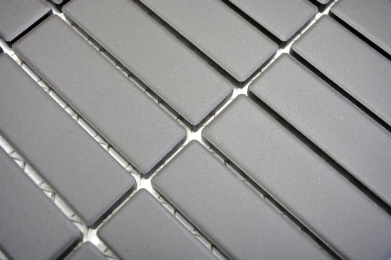 Rod mosaic tile ceramic gray brown mud unglazed non-slip shower tray bathroom tile kitchen bathroom - MOS24-CUST051