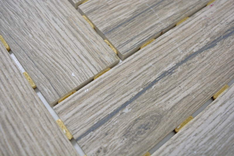 Herringbone tile wood effect ceramic dark brown floor wall tile backsplash MOS24CJ-0113