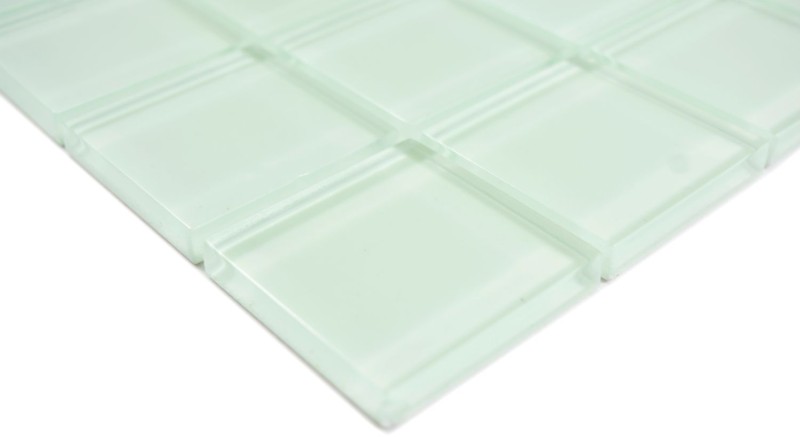 Mosaico di vetro piastrelle verde fluorescente parete backsplash cucina bagno - MOS88-1005