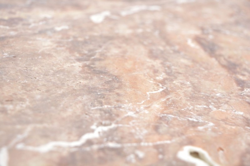 Piastrella per pavimento Rossoverona rose teracotta aspetto antico travertino mosaico piastrelle parete backsplash cucina bagno - MOSf-45-45061