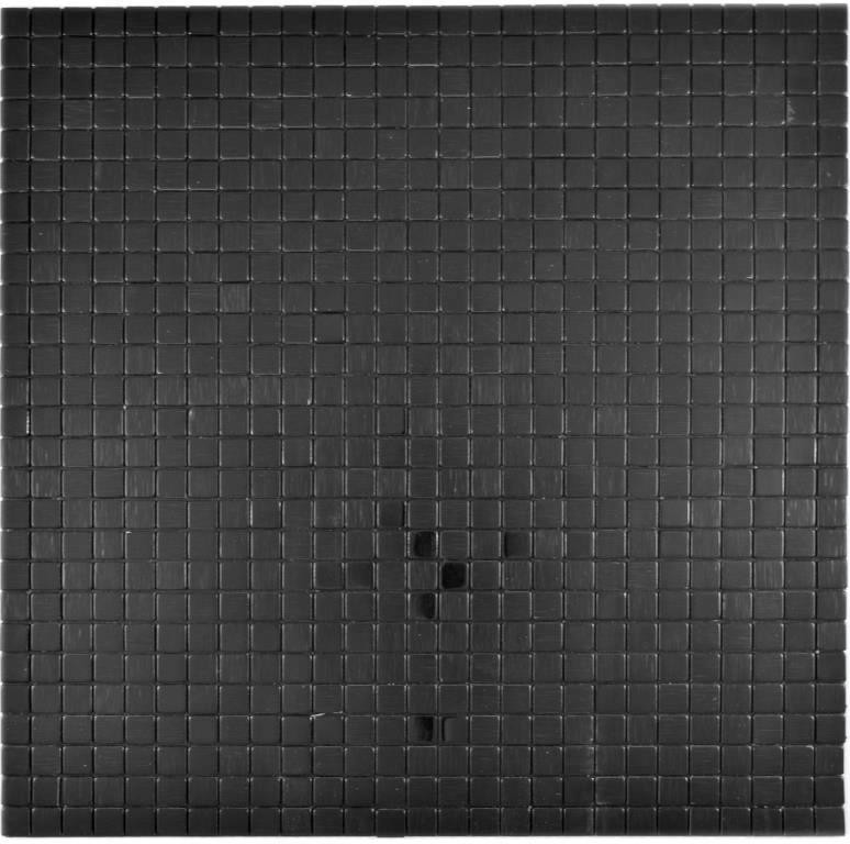 self-adhesive metal look aluminum black matt/glossy brushed tile backsplash kitchen wall MOS200-L1B