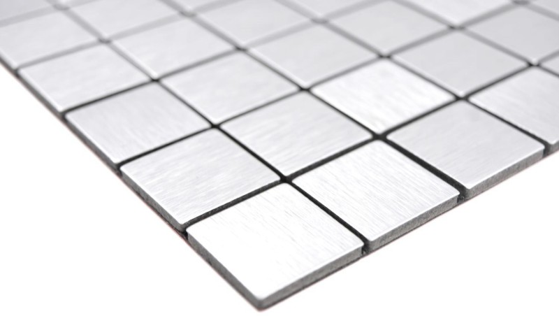 self-adhesive silver metal mosaic mat aluminum tile backsplash kitchen backsplash MOS200-L7S