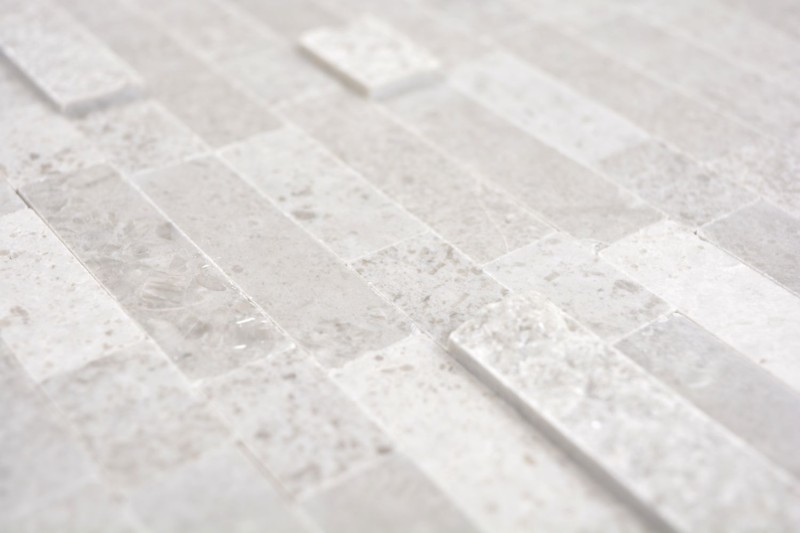 self-adhesive composite mosaic sticks natural stone gray tile backsplash kitchen wall optics MOS200-M32