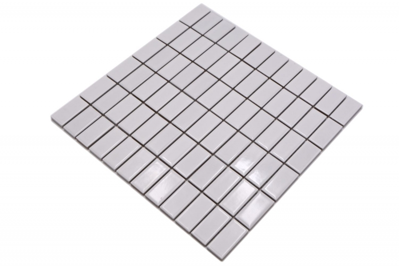 Hand pattern mosaic tile ceramic rods white glossy tile backsplash kitchen MOS24B-0101_m