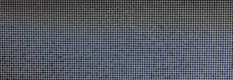 Hand-painted mosaic tile ECO Recycling GLAS Enamel black matt glass MOS140-01B_m