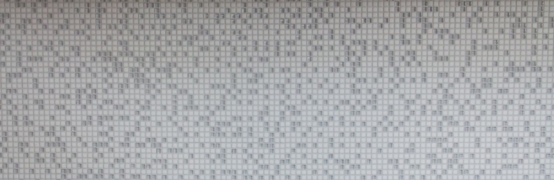 Hand-painted mosaic tile ECO Recycling GLAS Enamel white matt glass MOS140-07W_m