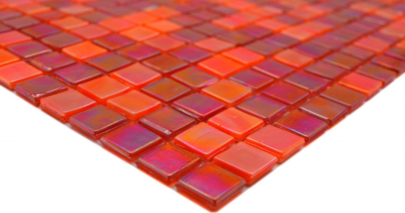 Campione a mano di piastrelle di mosaico in vetro rosso piastrella da parete bagno piastrella doccia splashback piastrella backsplash MOS58-0902_m