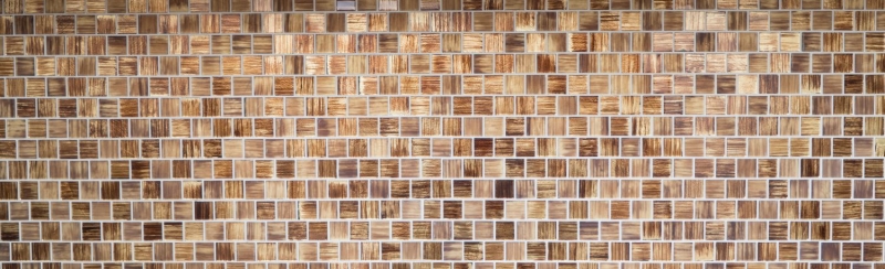 Hand-painted mosaic tile Translucent glass mosaic Crystal structure brown clear frosted MOS78-CF85_m