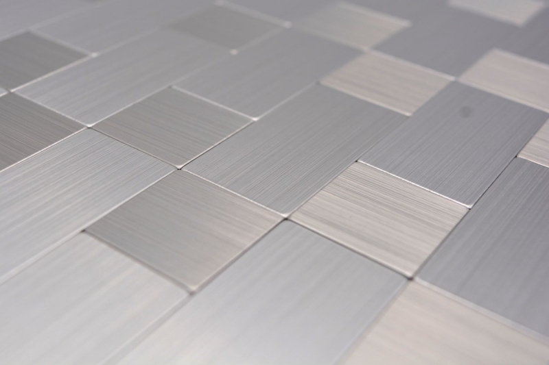 Hand pattern mosaic tile tile mirror self-adhesive aluminum silver metal combination metal MOS200-4MM87_m