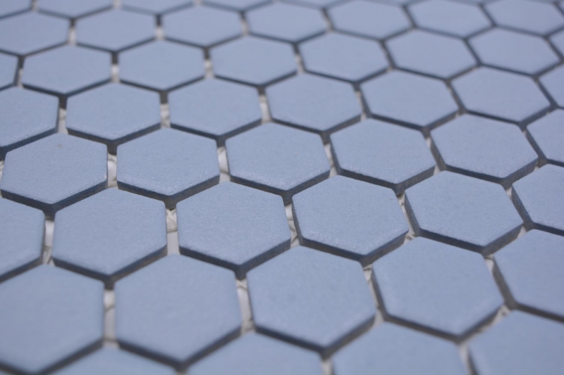 Mano modello mosaico ceramico esagono blu-verde R10B piatto doccia pavimento piastrella mosaico piastrella cucina bagno pavimento MOS11H-0405-R10_m