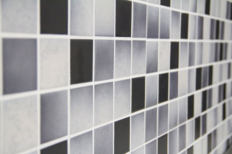 Hand-painted mosaic tile ceramic GRAY MIX SLIPPROOF SLIPPROOF MOS16-2211-R10_m