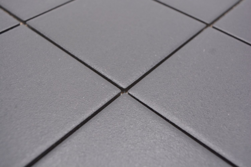 Campione a mano di piastrelle di mosaico in ceramica grigio nero piatto doccia piastrella per pavimento MOS22-0302-R10_m