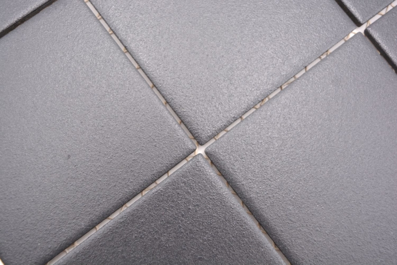 Campione a mano di piastrelle di mosaico in ceramica grigio nero piatto doccia piastrella per pavimento MOS22-0302-R10_m