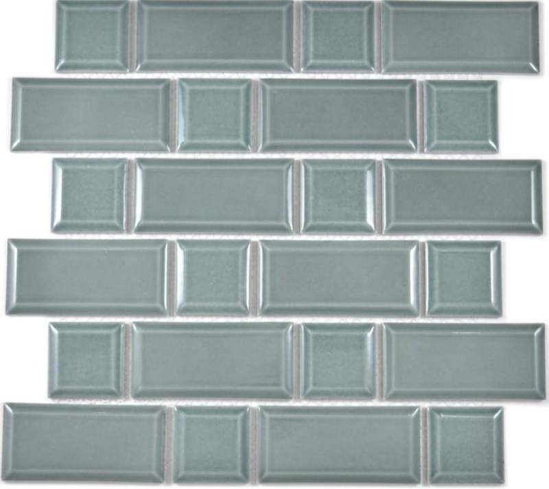 Mosaik uni kobaltblau glänzend Fliesenspiegel Küche Wand 18-0405 10Mosaikmatten 