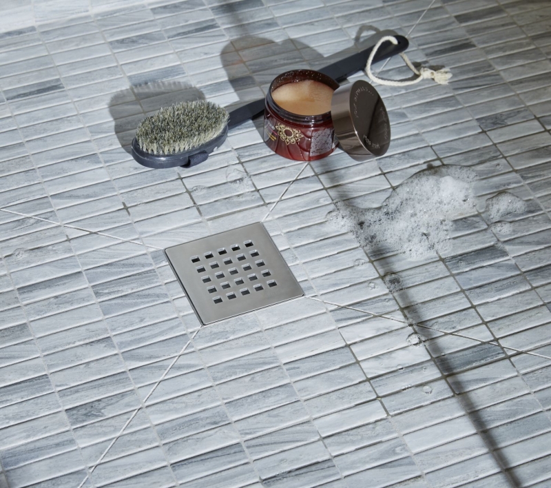 Mosaic tile ceramic rods stone look gray wall tile bathroom tile MOS24-STSO23_f | 10 mosaic mats