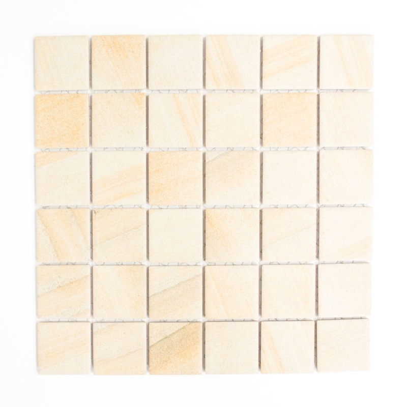 Piastrella a mosaico aspetto pietra naturale beige struttura bagno piastrelle backsplash MOS16-AISO98_f | 10 mosaico tappetini