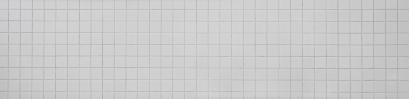 Mosaik Fliese Keramik weiß glänzend Fliesenspiegel Badezimmerwand MOS16B-0101_f
