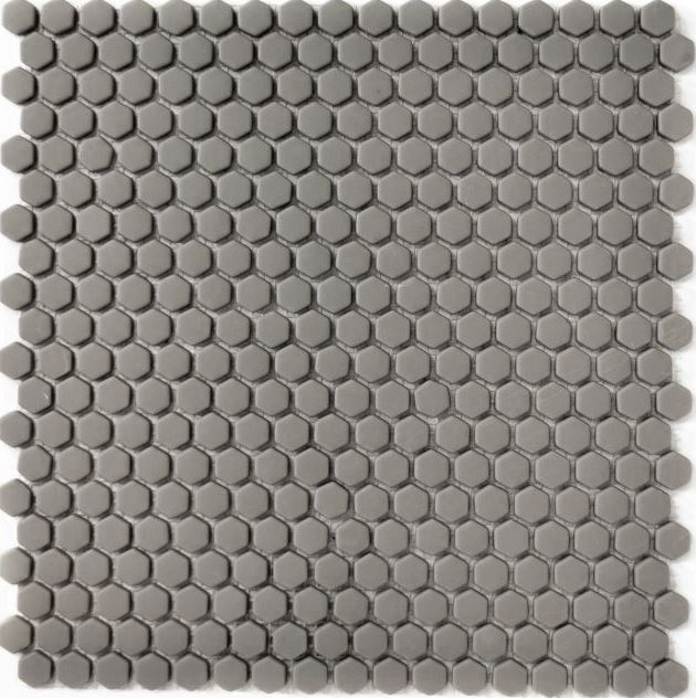 Mosaic tile ECO GLAS Hexagon Enamel cream matt MOS140-HX13C_f | 10 mosaic mats