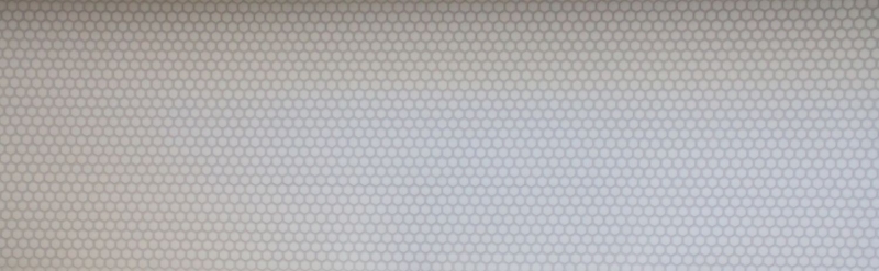 Mosaïque ECO GLAS Hexagon Enamel blanc mat MOS140-HX17W_f | 10 Tapis de mosaïque