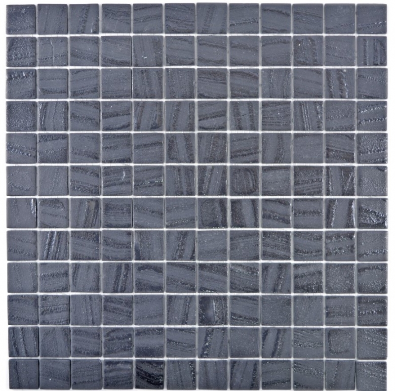 Carreau de mosaïque ECO GLAS noir anthracite MOS360-03_f | 10 Tapis de mosaïque