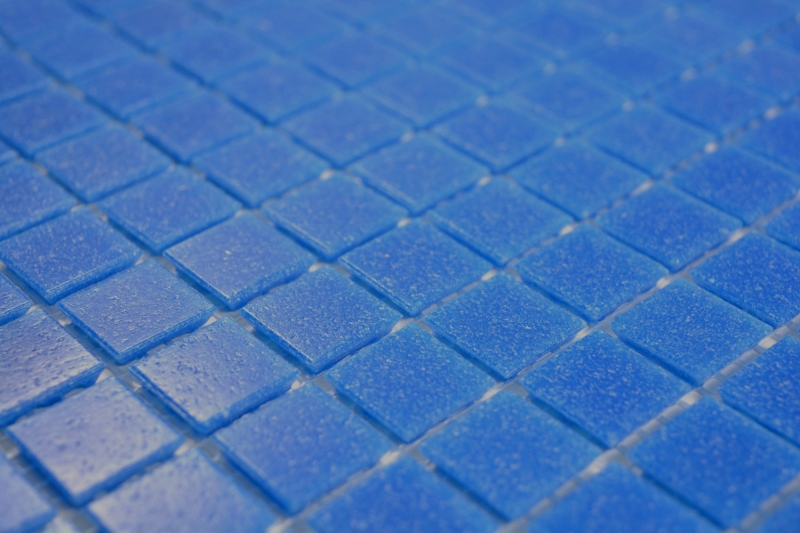 Mosaic tile glass dark blue wall tile bathroom tile shower splashback tile backsplash MOS200-A15-N_f | 10 mosaic mats