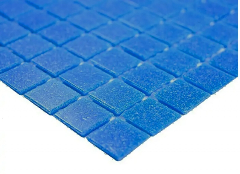 Piastrella a mosaico in vetro blu scuro piastrella da parete bagno piastrella doccia splashback piastrella backsplash MOS200-A15-N_f | 10 tappetini a mosaico