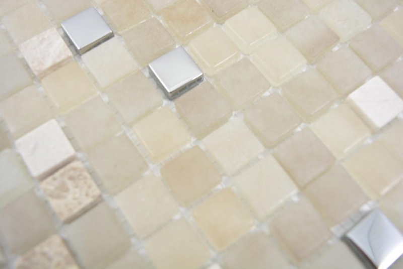 Mosaic tile translucent stone white SILK BATHROOM WC KITCHEN WALL MOS91-0214_f | 10 mosaic mats