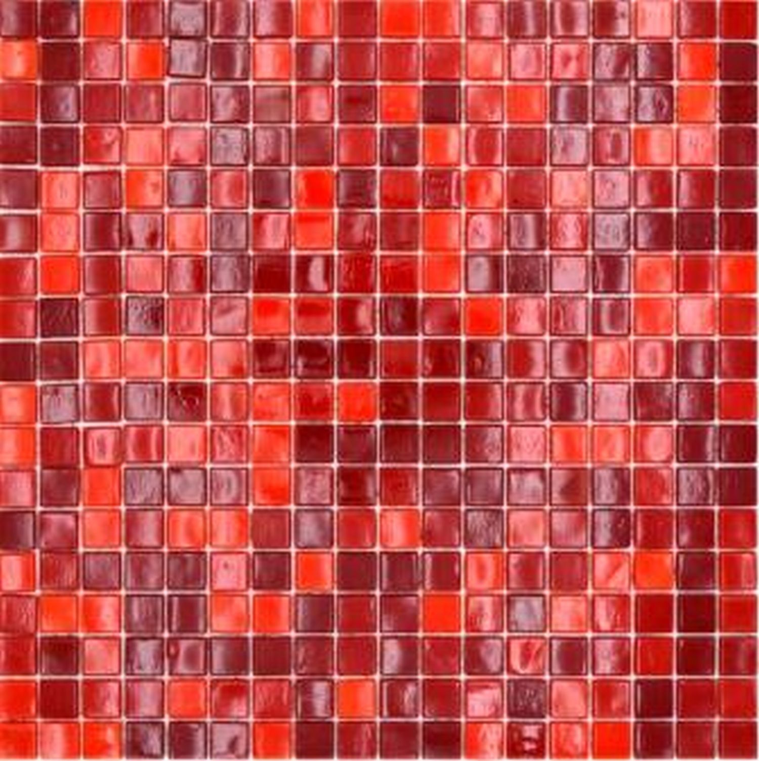 verre mosaïque verre rouge mur carrelage cuisine salle de bain MOS58-0009_f | 10 tapis mosaïque