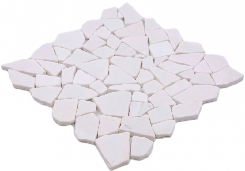 Mosaic tile marble natural stone quarry Ciot white MOS44-0102_f