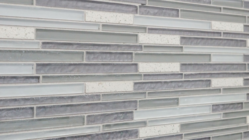 Mosaic tile Translucent composite white Multistick glass mosaic Crystal Artificial white MOS86-MS90_f