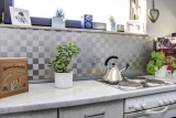 Mosaikfliesen Küchenrückwand selbstklebend Aluminium silber metall MOS200-4MM99_f
