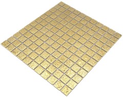 Mosaikfliese Keramikmosaik GOLD struktur Wand Fliesenspiegel Küche MOS18-0707_f