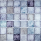 Glasmosaik Blau Violett mix changierend Mosaikfliesen Wand Fliesenspiegel Küche Bad MOS88-0411_f