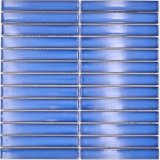 Mosaic tile ceramic mosaic rods blue speckled glossy kitchen tile backsplash MOS24-CS46_f