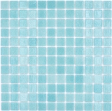 Mosaikfliese Poolmosaik Schwimmbadmosaik türkis grün antislip rutschsicher MOS220-503T