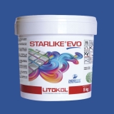 Litokol STARLIKE EVO 350 BLU ZAFFIRO blau III Epoxidharz Kleber Fuge 5kg Eimer