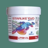 Litokol STARLIKE EVO 430 VERDE PINO grün III Epoxidharz Kleber Fuge 5kg Eimer