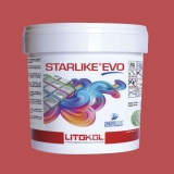 Litokol STARLIKE EVO 550 ROSSO ORIENTE rot Epoxidharz Kleber Fuge 2.5kg Eimer