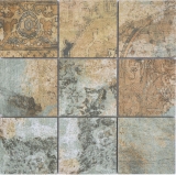 Keramikmosaik Feinsteinzeug beige braun graugrün matt Wand Boden Küche Bad Dusche MOS23-95CB_f
