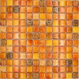 Glasmosaik Mosaikfliese orange glänzend Snake Wand Küche Bad Dusche MOS68-WL44_f