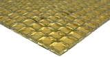 Handmuster Diamant Mosaikfliese gold glänzend Wand Boden Küche Bad Dusche MOS130-GO821_m