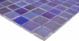 Schwimmbadmosaik Poolmosaik Glasmosaik blau lila mehrfarbig irisierend Wand Boden Küche Bad Dusche MOS220-P55255_m