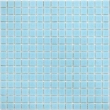 Mosaïque de verre Carreau de mosaïque bleu clair Spots de douche BAD WAND mur de cuisine - MOS200-A11-N