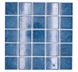 Keramik Mosaikfliese blau eisblau Schlieren MOS14-0404